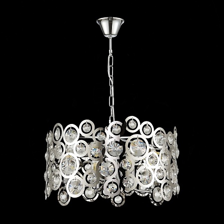 Светильник подвесной ST-Luce Хром/Прозрачный,Хром E14 8*60W SL1103.103.08 - фото