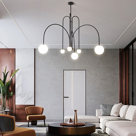 Потолочная Люстра Day L6 D130 Red Imperiumloft 233062-26 - фото