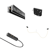 Трековая система Technical подвесная магнитная чёрная 150 TS-D-150-TR101-2-50W4K-B
