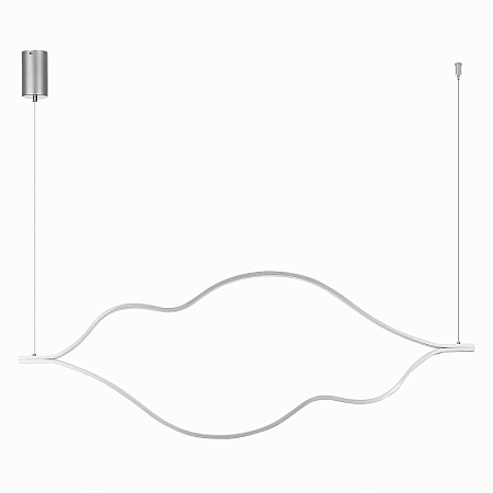 Светильник подвесной ST-Luce Никель/Белый LED 1*65W 4000K SL6106.103.65 - фото