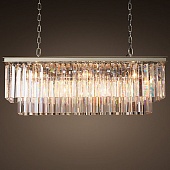 Люстра Rh 1920S Odeon Clear Glass Fringe Nickel Imperiumloft 75652-22