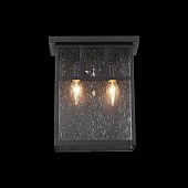 Светильник уличный настенный ST-Luce Темный кофе/Прозрачное кракелированное стекло E14 SL079.401.02