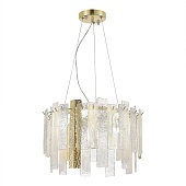 Люстра подвесная ST-Luce Золотистый/Белый, Золотистый E14 6*40W SL1636.203.06