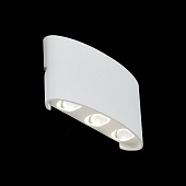Светильник уличный настенный ST-Luce Белый кварцевый/Белый кварцевый, Прозрачный LED 6* SL089.501.06