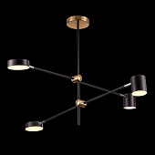 Светильник потолочный ST-Luce Черный, Латунь/Черный LED 4*5W 3000K SL1604.432.04