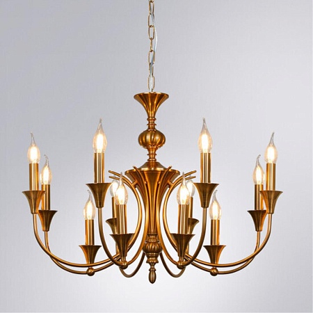 Подвесная люстра ARTE LAMP A4094LM-12PB - фото