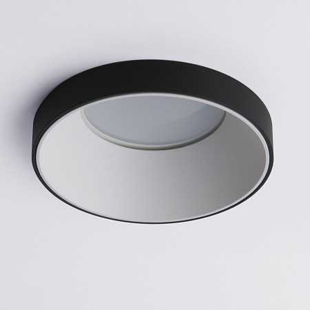 Встраиваемый точечный светильник 112 MR16 белый/черный Elektrostandard - фото