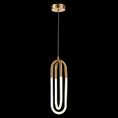 Подвес ST-Luce Латунь/Латунь, Белый LED 2*14W 3000K SL1579.303.02