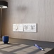 Розетка встраиваемая VOLTUM S70 с заземлением и защитными шторками, 16А, с USB, A+С, (белый глянцевы