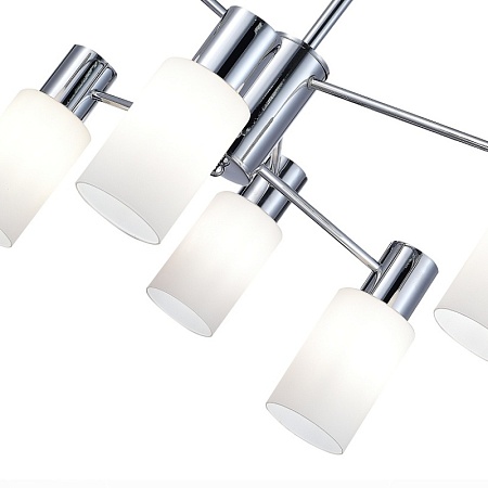 Светильник потолочный Хром/Белый E14 6*60W SLE1139-102-06 - фото