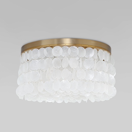 Потолочный светильник Eurosvet 60084/5 латунь/перламутр Smart - фото