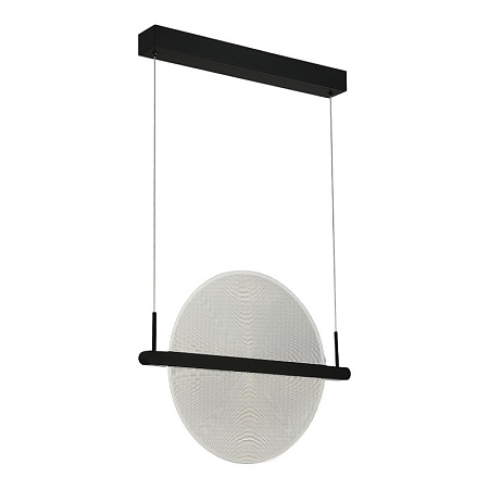 Светильник подвесной ST-Luce Черный/Прозрачный LED 1*15W 4000K SL6233.403.15 - фото