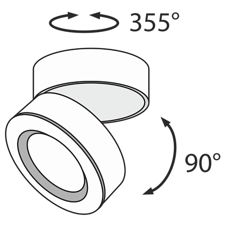 Потолочный светильник Technical Treviso C023CL-L20B - фото