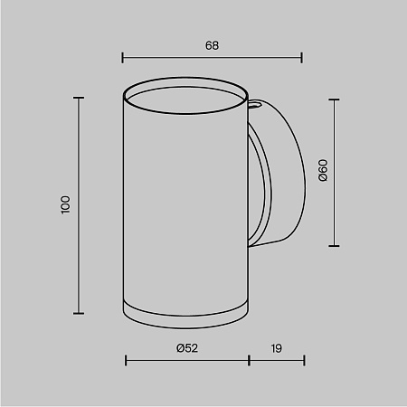 Настенный светильник (бра) Technical FOCUS S C068WL-01W - фото