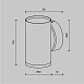 Настенный светильник (бра) Technical FOCUS S C068WL-01W - фото