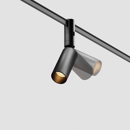 Трековая система Technical гибкая на стену чёрная 200x200x200 TS-Z-200-TR201-1-5W3K-M-B