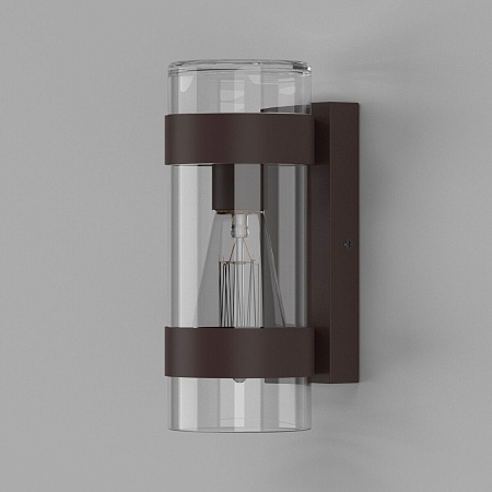 Уличный настенный светильник Falcon 35167/D темно-коричневый Elektrostandard - фото