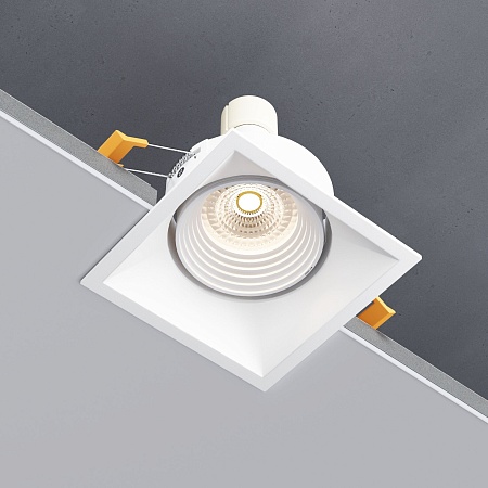 Светильник встраиваемый Punto белый 25017/01 Elektrostandard - фото