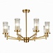 Люстра потолочная ST-Luce Латунь/Прозрачный E14 8*60W SL1233.302.08 - фото