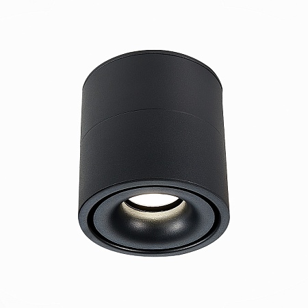 Светильник потолочный Черный LED 1*12W 4000K 1 000Lm Ra>90 36° IP20 D100xH105 170-240V ST652.442.12 - фото