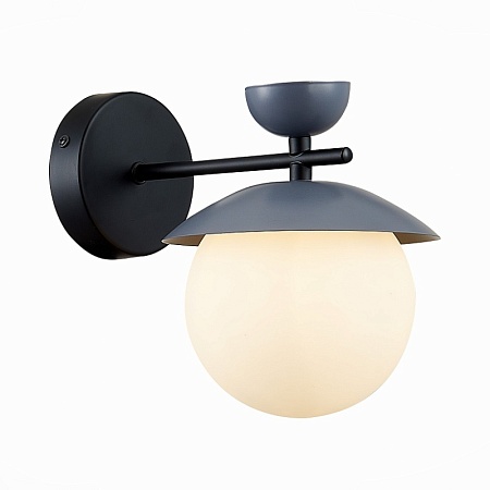 Светильник настенный Черный, Серый/Белый G9 1*5W SLE220201-01 - фото