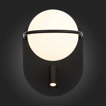 Бра ST-Luce Черный/Белый LED 1+1*8+3W 4000K SL395.411.02 - фото