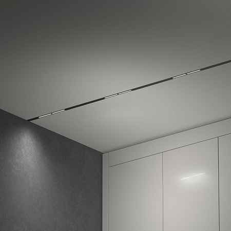 Трековый светильник Slim Magnetic WL02 12W 4200K черный 85008/01 Elektrostandard - фото