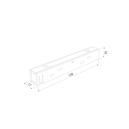 Slim Magnetic Прямой коннектор белый 95135/00 95135/00 Elektrostandard - фото