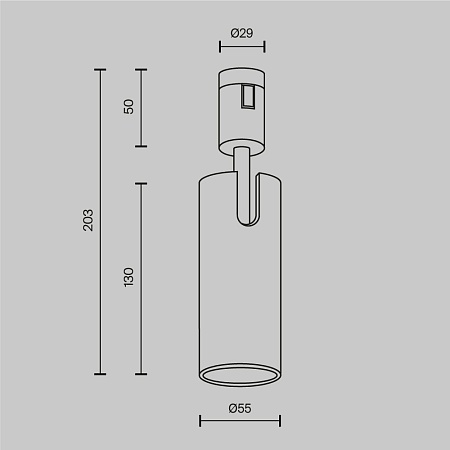 Трековый светильник Technical TR144-1-12W3K-W-B - фото