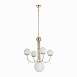 Люстра подвесная ST-Luce Французское золото/Белый E27 5*60W SL1504.203.05 - фото