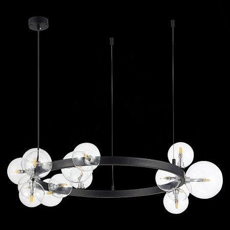 Светильник подвесной ST-Luce Черный/Прозрачный G4 15*5W SL1165.402.15 - фото