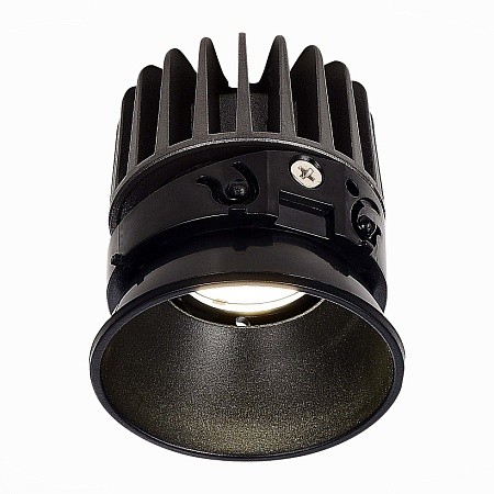 Светодиодный модуль Черный LED 1*7W 3000K 560Lm Ra>90 36° IP20 D69xH75 220-240V ST851.438.07 - фото