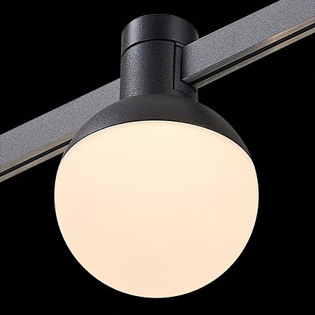 Магнитный трековый светильник FARM Черный LED 1*5W 3000K 78Lm Ra90 120 IP20 D75xH109 24 ST815.406.05 - фото
