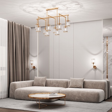 Потолочный светильник Eurosvet 60144/10 золото - фото