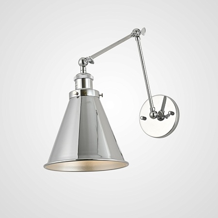 Бра 20Th C Library Single Sconce Silver Ii Imperiumloft 84947-22 - фото