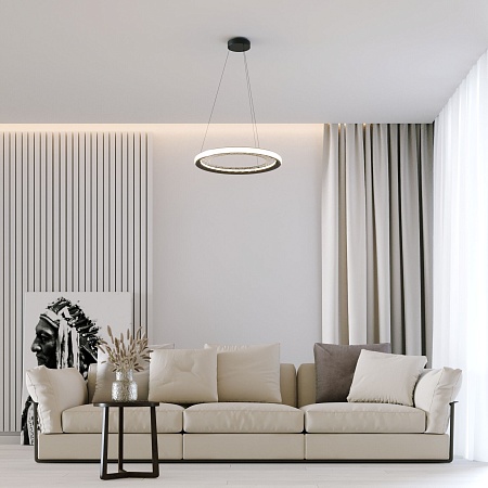 Подвесной светильник Eurosvet 40024/1 LED серый - фото