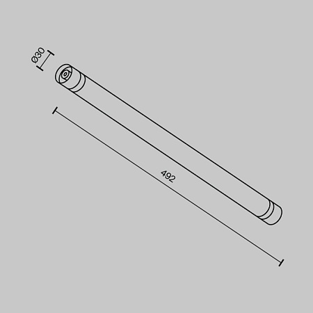 Светильник Technical C148CL-L500-7W3K-B - фото