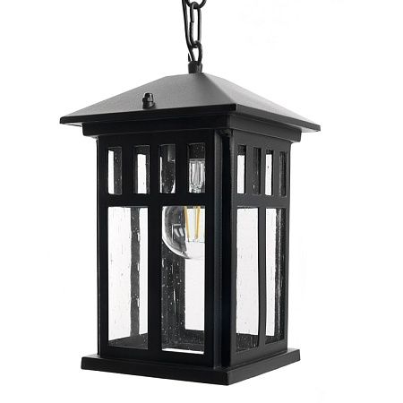 Светильник садово-парковый Feron PL675 на цепочке 60W 230V E27, черный - фото