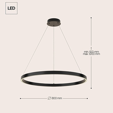 Подвесной светильник Maytoni Rim MOD058PL-L42B3K - фото