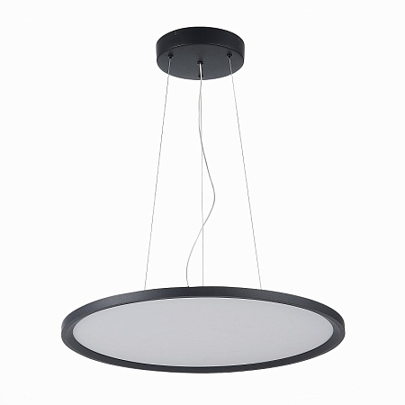Светильник подвесной Черный LED 1*56W 4000K 5 040Lm Ra>80 120 IP20 D600xH36 185-265V ST602.443.56 - фото