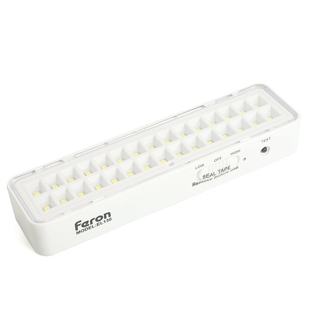 Светильник аккумуляторный Feron.One, 30LED DC, белый, EL130 - фото