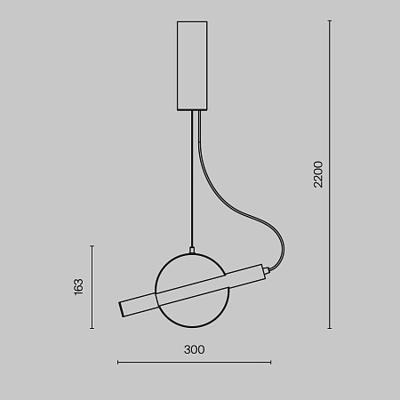 Подвесной светильник Maytoni Enigma MOD150PL-L5W3K - фото