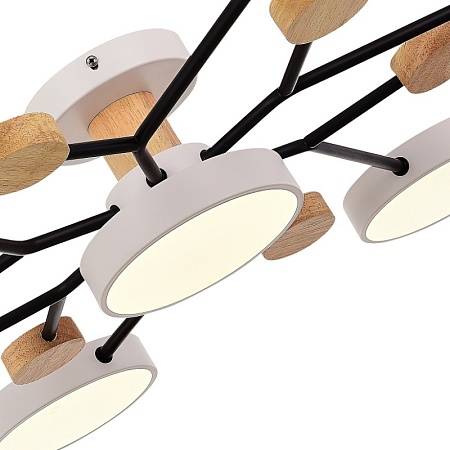 Светильник потолочный Белый/Белый LED 7*12W 3000K/4500K/6000K SLE6006-502-07 - фото