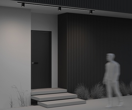 Уличный трековый светильник Outdoor O-TR01-3-S-16WB3K - фото