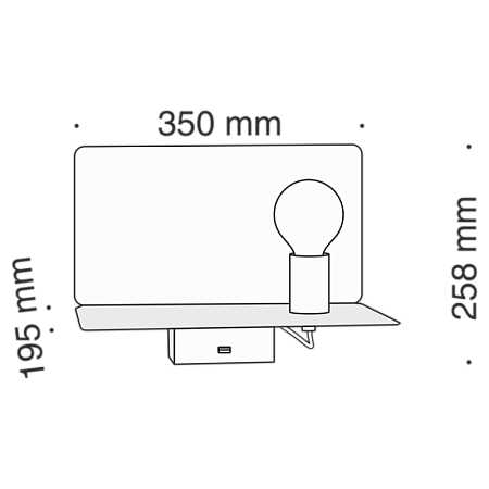 Настенный светильник (бра) Technical Rack C182-TL-01-W - фото