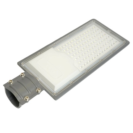 Светодиодный уличный консольный светильник Feron SP3033 100W 6400K 230V, серый - фото