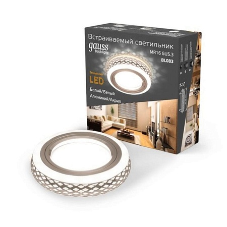 Точечный встраиваемый светильник GAUSS BL083_GAUSS - фото