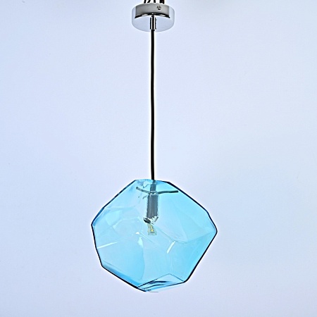 Подвесной Светильник Color Ice Cube Pendant Jevio 1 Голубой Imperiumloft 140781-26 - фото