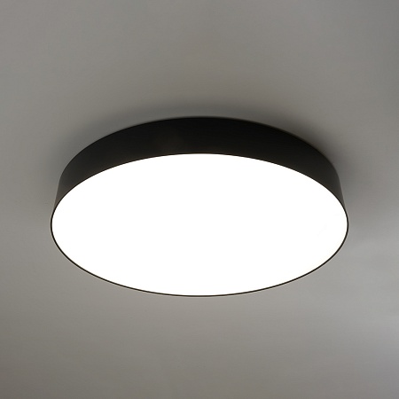 Светодиодный управляемый светильник Feron AL6200 “Simple matte” тарелка 60W 3000К-6500K черный - фото