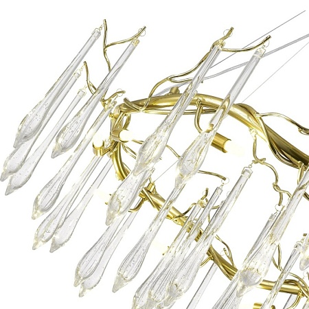 Светильник подвесной ST-Luce Шампань/Шампань, Прозрачный G9 10*5W 4000K SL1660.203.10 - фото